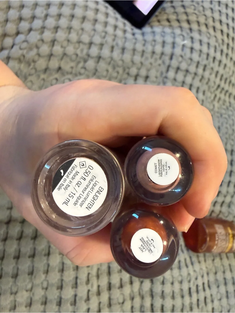 Cream-to-Metal Liquid Eyeshadow Trio — Champagne, Rose Gold, Copper